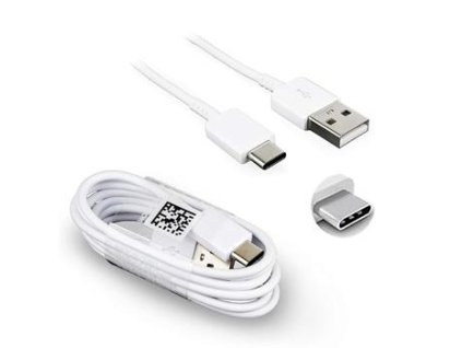 EP-DN930CWE Samsung USB-C Datový Kabel 3A 1.2m White (Bulk)