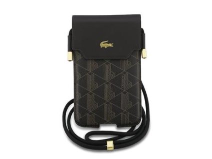 Náhradní díl pro Lacoste PVC Blend Monogram Metal Logo Kapsa na Telefon XL je…
