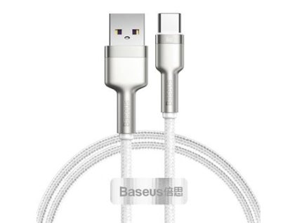Baseus Cafule Metal Series Datový Kabel USB-A - USB-C 66W 1m White