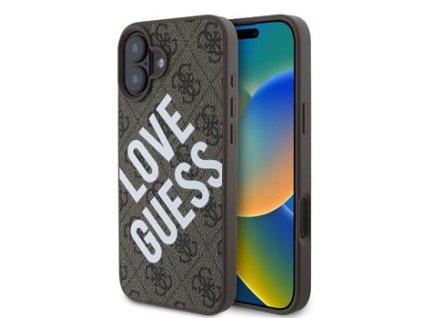 Zadní kryt pro GUESS iPhone 16 Brown