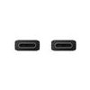EP-DX310JBE Samsung USB-C/USB-C Datový Kabel 3A 1.8m Black (Bulk)